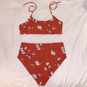 SHEIN Orange Bikini